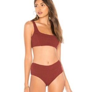 Zulu & Zephyr Desert Bikini Set, Berry Color, Size Small